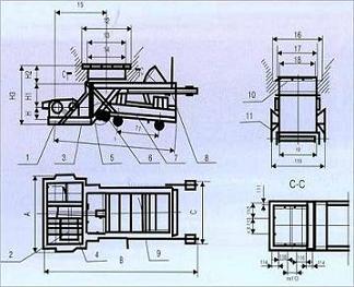 K型往復(fù)式給料機(jī)_安裝示意圖